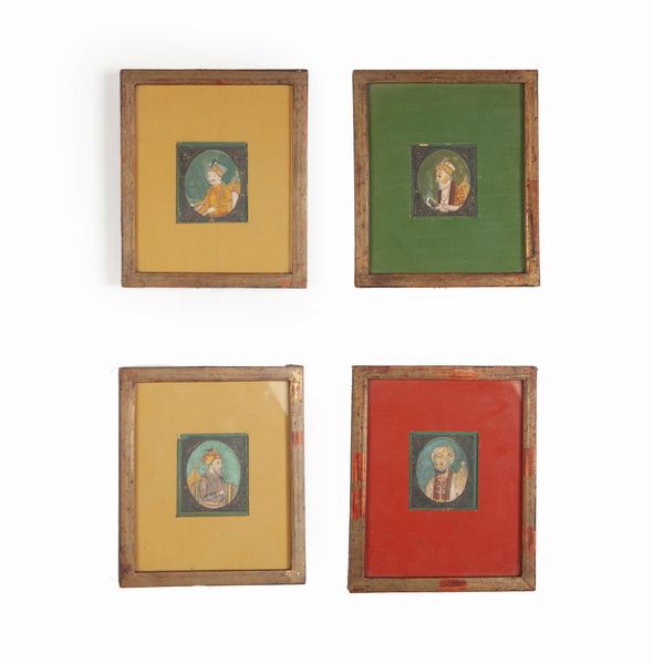 Quattro antiche miniature persiane  - Asta Antiquariato - Associazione Nazionale - Case d'Asta italiane