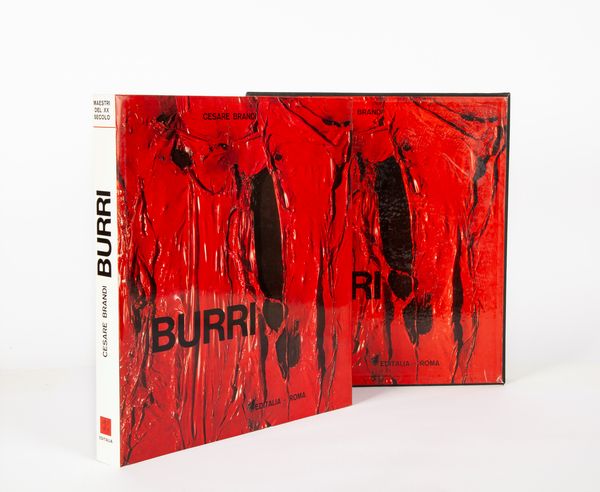 Cesare Brandi - Burri (Con dedica del Maestro Burri datata Roma 66)  - Asta Asta A Tempo - Libri d'arte, D'artista e Manifesti - Associazione Nazionale - Case d'Asta italiane