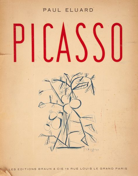Paul Eluard - Picasso (Coll. Plastique)  - Asta Asta A Tempo - Libri d'arte, D'artista e Manifesti - Associazione Nazionale - Case d'Asta italiane