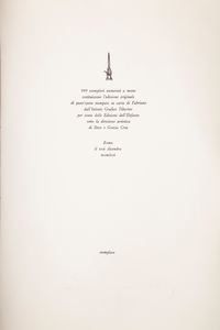 Esiodo - Le opere e i giorni. Con un saggio di Salvatore Quasimodo. Con dieci illustrazioni originali di Giacomo Manz�.  - Asta Asta A Tempo - Libri d'arte, D'artista e Manifesti - Associazione Nazionale - Case d'Asta italiane