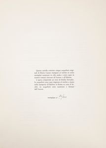 Bruno Caruso : Bruno Caruso - Sigmund Freud Mitologia e Arte. Con un testo di Emilio Servadio (Edizione a tiratura limitata con dedica autografa del maestro Caruso sul frontespizio)  - Asta Asta A Tempo - Libri d'arte, D'artista e Manifesti - Associazione Nazionale - Case d'Asta italiane