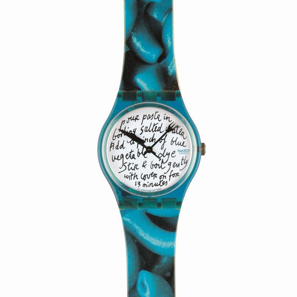 Swatch : Blue Pasta (GG138) Originals Gent  - Asta Swatch / Asta a tempo - Associazione Nazionale - Case d'Asta italiane