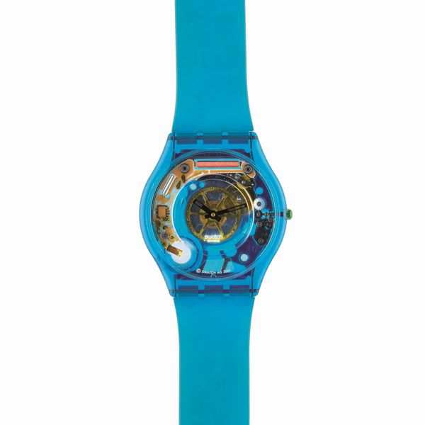 Swatch : Blue Jelly Skin (SFN105) Skin Classic  - Asta Swatch / Asta a tempo - Associazione Nazionale - Case d'Asta italiane
