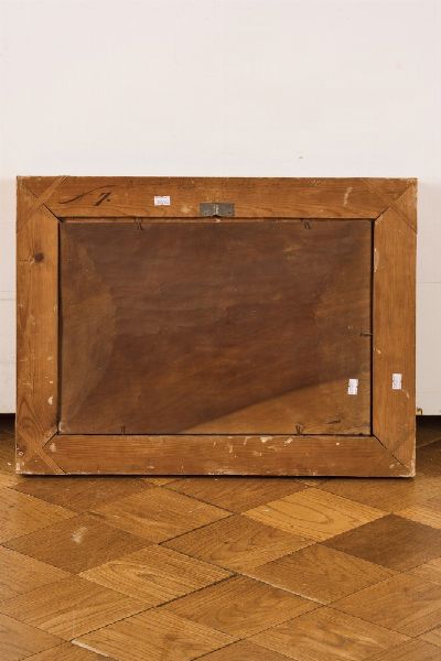 Scuola del XVIII secolo Scene di genere con popolani  - Asta Dipinti Antichi - Associazione Nazionale - Case d'Asta italiane