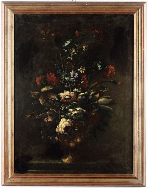 Scuola napoletana del XVIII secolo Natura morta con vaso di fiori  - Asta Dipinti Antichi - Associazione Nazionale - Case d'Asta italiane