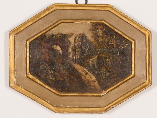 Scuola del XIX secolo Paesaggi e animali  - Asta Dipinti Antichi - Associazione Nazionale - Case d'Asta italiane