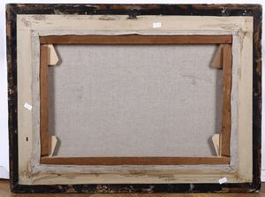 Scuola napoletana XVII secolo Episodio tratto dalla vita di Mos  - Asta Dipinti Antichi - Associazione Nazionale - Case d'Asta italiane