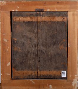 Scuola veneto-cretese del XVII secolo Adorazione dei Magi  - Asta Dipinti Antichi - Associazione Nazionale - Case d'Asta italiane