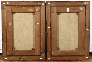 Scuola italiana del XVII secolo Due angeli  - Asta Dipinti Antichi - Associazione Nazionale - Case d'Asta italiane