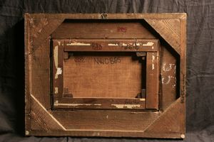 Giovanni Grevenbroeck detto il Solfarolo : Burrasca e Chiaro di luna  - Asta Dipinti Antichi - Associazione Nazionale - Case d'Asta italiane