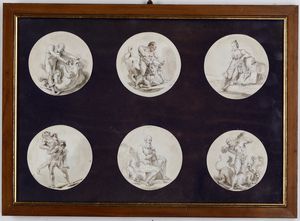 Domenico Paghini, Attribuito a - Studi di figure