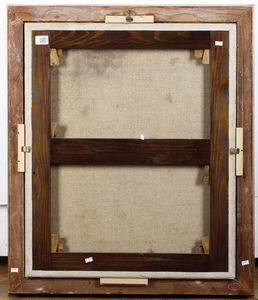 Scuola del XVIII secolo Maddalena ai piedi della croce  - Asta Dipinti Antichi - Associazione Nazionale - Case d'Asta italiane