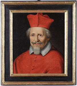 Scuola romana del XVII secolo Ritratto di cardinale  - Asta Dipinti Antichi - Associazione Nazionale - Case d'Asta italiane