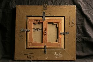 Peter van de Velde : Marina con velieri e isola fortificata  - Asta Dipinti Antichi - Associazione Nazionale - Case d'Asta italiane