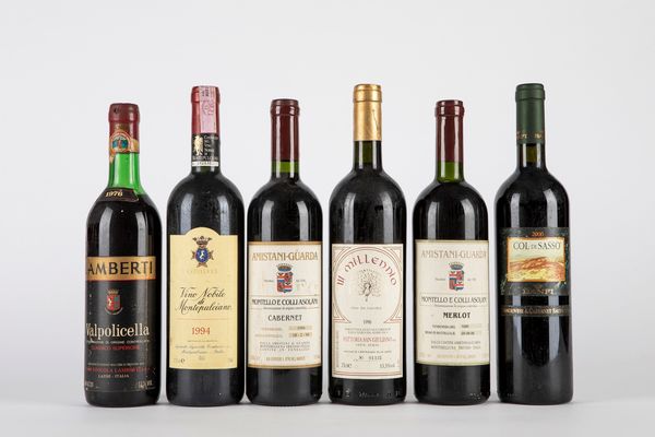 Lotto Rossi Italiani (7 BT)  - Asta Vini / Asta a tempo - Associazione Nazionale - Case d'Asta italiane