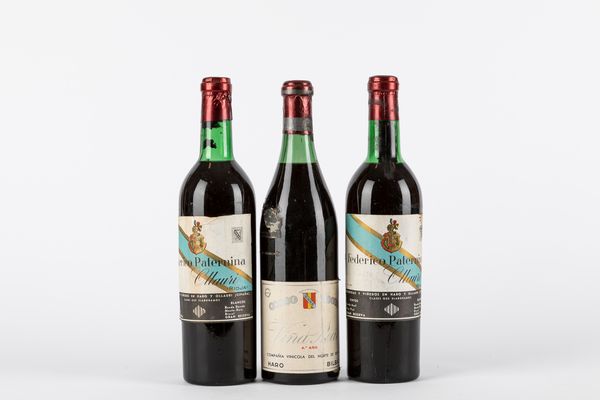 Spagna : Federico Paternina Banda Azul e CVNE Villa Real 4o Ano (3 BT)  - Asta Vini / Asta a tempo - Associazione Nazionale - Case d'Asta italiane