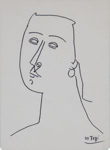 MARIO TOZZI - Ragazza con l'orecchino