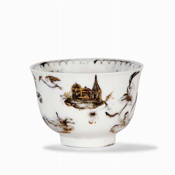 TAZZINA, VENEZIA, MANIFATTURA VEZZI, 1720-1727 CIRCA  - Asta  TAZZINE DA COLLEZIONE - Associazione Nazionale - Case d'Asta italiane