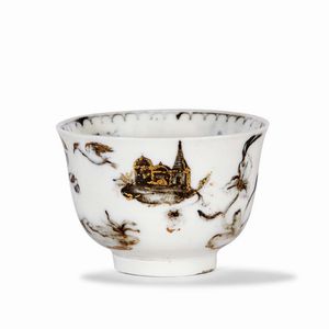 TAZZINA, VENEZIA, MANIFATTURA VEZZI, 1720-1727 CIRCA  - Asta  TAZZINE DA COLLEZIONE - Associazione Nazionale - Case d'Asta italiane