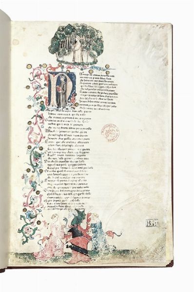 DANTE ALIGHIERI : Dante Estense. Ms a.R.4.8. (Ital. 474).  - Asta Libri, autografi e manoscritti - Associazione Nazionale - Case d'Asta italiane