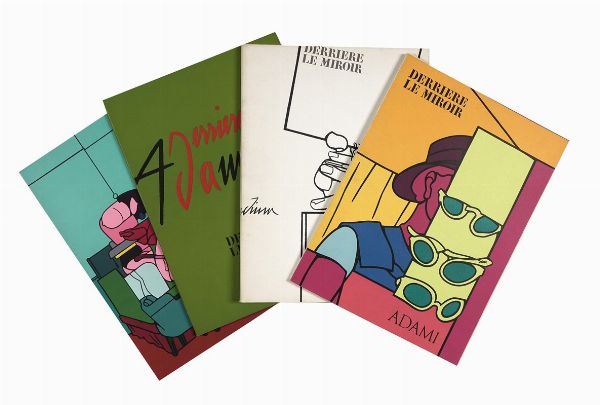 Valerio Adami : Derriere Le Miroir.  - Asta Libri, autografi e manoscritti - Associazione Nazionale - Case d'Asta italiane