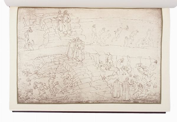 DANTE ALIGHIERI : La Divina Commedia. Illustrata da Sandro Botticelli.  - Asta Libri, autografi e manoscritti - Associazione Nazionale - Case d'Asta italiane