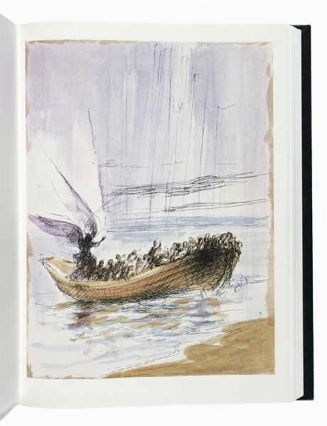 DANTE ALIGHIERI : La divina commedia. Introduzione di Enrico Malato. Illustrazioni di Alberto Sughi.  - Asta Libri, autografi e manoscritti - Associazione Nazionale - Case d'Asta italiane