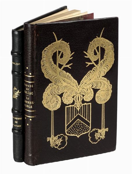 HONOR (DE) BALZAC : La connestable conte drolatique dudit sieur [...] calligraphie et ymag par Pierre Nol.  - Asta Libri, autografi e manoscritti - Associazione Nazionale - Case d'Asta italiane