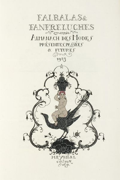 GEORGE BARBIER : Falbalas & Fanfreluches pour 1923 (-1924).  - Asta Libri, autografi e manoscritti - Associazione Nazionale - Case d'Asta italiane