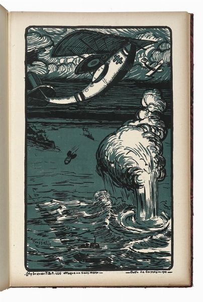 MAURICE BUSSET : En avion. Vols et combats. Estampes et récits de la Grande Guerre, 1914-1918.  - Asta Libri, autografi e manoscritti - Associazione Nazionale - Case d'Asta italiane