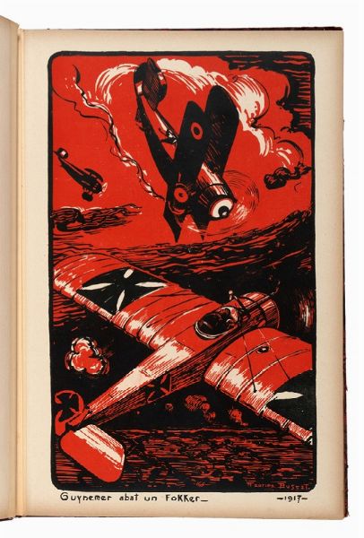 MAURICE BUSSET : En avion. Vols et combats. Estampes et récits de la Grande Guerre, 1914-1918.  - Asta Libri, autografi e manoscritti - Associazione Nazionale - Case d'Asta italiane