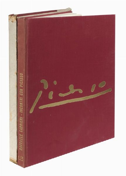 RAFFAELE CARRIERI : Incontri con Picasso. Antologia di Picasso. 32 composizioni litografiche a colori del periodo 1900-1961.  - Asta Libri, autografi e manoscritti - Associazione Nazionale - Case d'Asta italiane