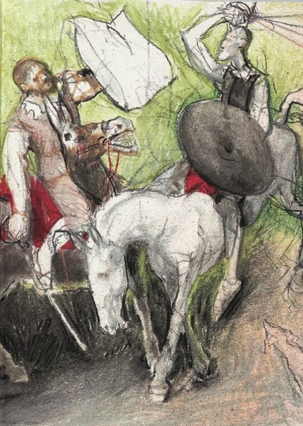 MIGUEL (DE) CERVANTES SAAVEDRA : Don Chisciotte della Mancia. [...] Illustrazioni di Matias Quetglas.  - Asta Libri, autografi e manoscritti - Associazione Nazionale - Case d'Asta italiane