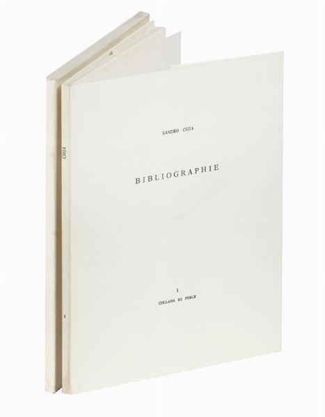 SANDRO CHIA : Bibliographie.  - Asta Libri, autografi e manoscritti - Associazione Nazionale - Case d'Asta italiane