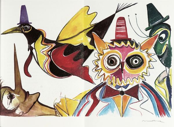 CARLO COLLODI : Le avventure di Pinocchio [...] Illustrazioni e manoscritti di Antonio Nocera.  - Asta Libri, autografi e manoscritti - Associazione Nazionale - Case d'Asta italiane