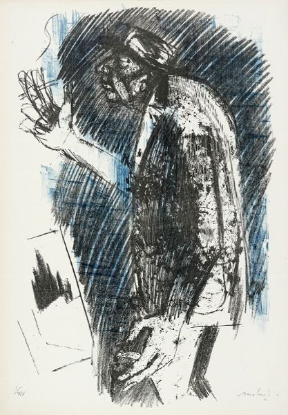 Carlo Mattioli : 5 litografie di Mattioli.  - Asta Libri, autografi e manoscritti - Associazione Nazionale - Case d'Asta italiane