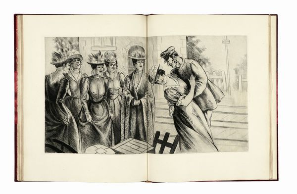 GUY (DE) MAUPASSANT : La Maison Tellier texte et illustrations gravs  l'eau-forte par Lon Courbouleix.  - Asta Libri, autografi e manoscritti - Associazione Nazionale - Case d'Asta italiane