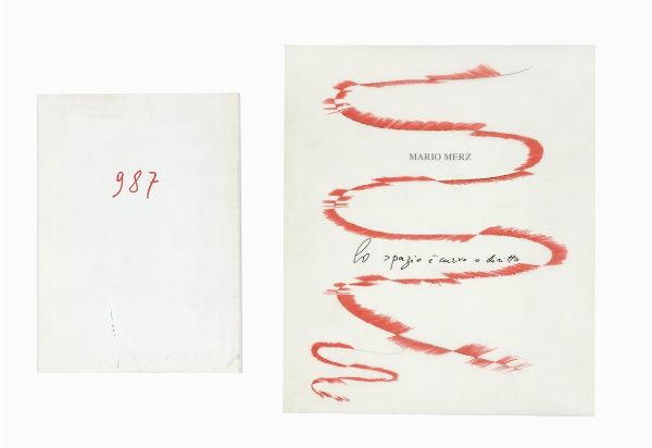 Mario Merz : 987.  - Asta Libri, autografi e manoscritti - Associazione Nazionale - Case d'Asta italiane
