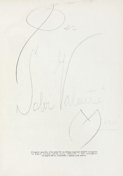 Joan Mir : Album 19.  - Asta Libri, autografi e manoscritti - Associazione Nazionale - Case d'Asta italiane