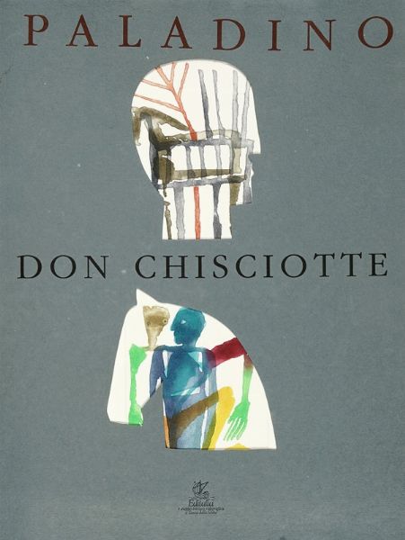 Mimmo Paladino : Don Chisciotte.  - Asta Libri, autografi e manoscritti - Associazione Nazionale - Case d'Asta italiane