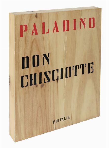 Mimmo Paladino : Don Chisciotte.  - Asta Libri, autografi e manoscritti - Associazione Nazionale - Case d'Asta italiane