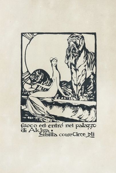 Giulio Aristide Sartorio : Sibilla. Poema drammatico in quattro atti.  - Asta Libri, autografi e manoscritti - Associazione Nazionale - Case d'Asta italiane
