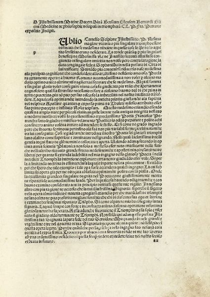 Francesco Petrarca : Trionfi.  - Asta Libri, autografi e manoscritti - Associazione Nazionale - Case d'Asta italiane
