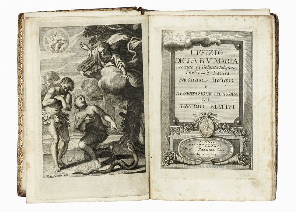 Uffizio della B. V. Maria Secondo la Volgata Edizione.  - Asta Libri, autografi e manoscritti - Associazione Nazionale - Case d'Asta italiane