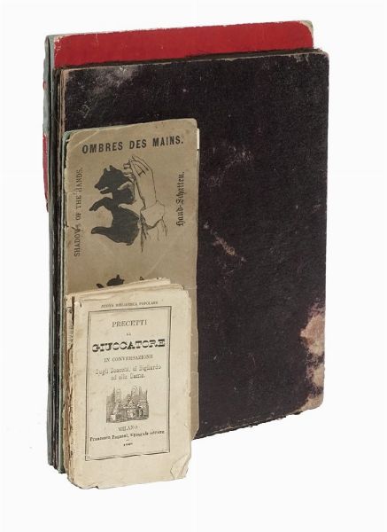 Precetti al giuocatore in conversazione sugli scacchi, al bigliardo ed alla dama.  - Asta Libri, autografi e manoscritti - Associazione Nazionale - Case d'Asta italiane