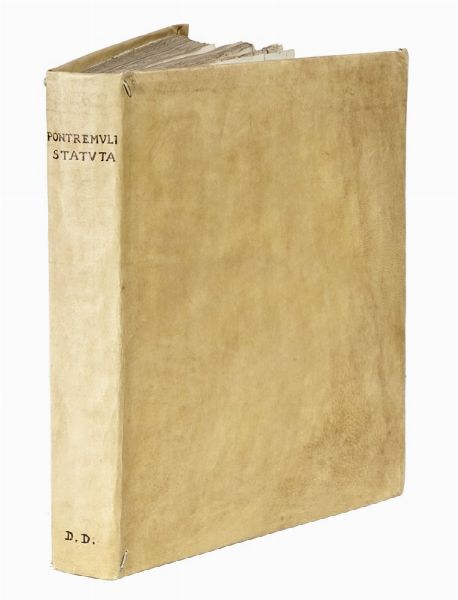 Pontremuli statutorum ac decretorum volumen.  - Asta Libri, autografi e manoscritti - Associazione Nazionale - Case d'Asta italiane
