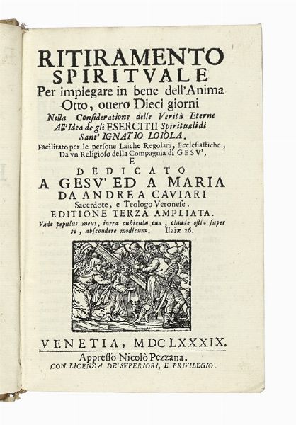 Lotto composto di 4 edizioni del XVII secolo.  - Asta Libri, autografi e manoscritti - Associazione Nazionale - Case d'Asta italiane