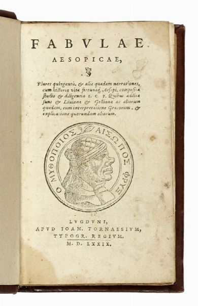 AESOPUS : Fabulae Aesopicae.  - Asta Libri, autografi e manoscritti - Associazione Nazionale - Case d'Asta italiane