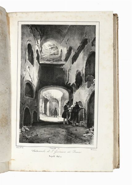 GIAMBATTISTA AJELLO : Napoli e i luoghi celebri delle sue vicinanze. Volume I (-II).  - Asta Libri, autografi e manoscritti - Associazione Nazionale - Case d'Asta italiane