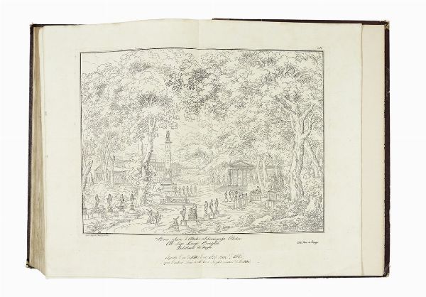 ANTONIO BASOLI : Raccolta di prospettive serie, rustiche e di paesaggio [...] disegnate da Francesco Cocchi budriese [...] incise da diversi scolari del professore Francesco Rosaspina, dall'Autore, dal disegnatore.  - Asta Libri, autografi e manoscritti - Associazione Nazionale - Case d'Asta italiane